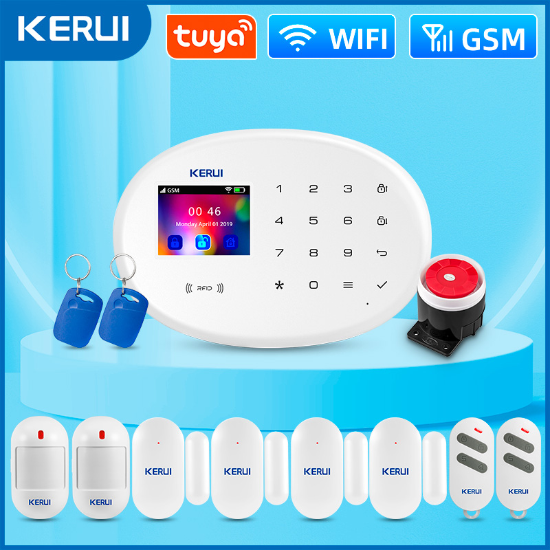 Home Security Front Door Camera - KERUI W202 ระบบ WIFI GSM Home