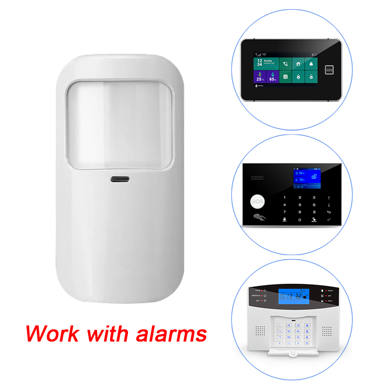 Sim Gsm Alarm - ไร้สาย 433MHz เซ็นเซอร์อินฟราเรดเครื่องตรวจจับความเคลื่อนไหวของมนุษย์สําหรับ Smart Home Security