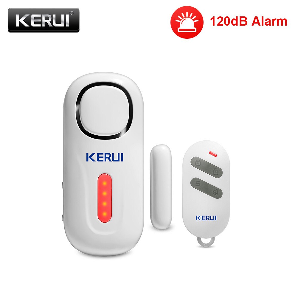 Sim Gsm Alarm - KERUI 120DB ไร้สายประตู/หน้าต่าง Security Burglar Sensor
