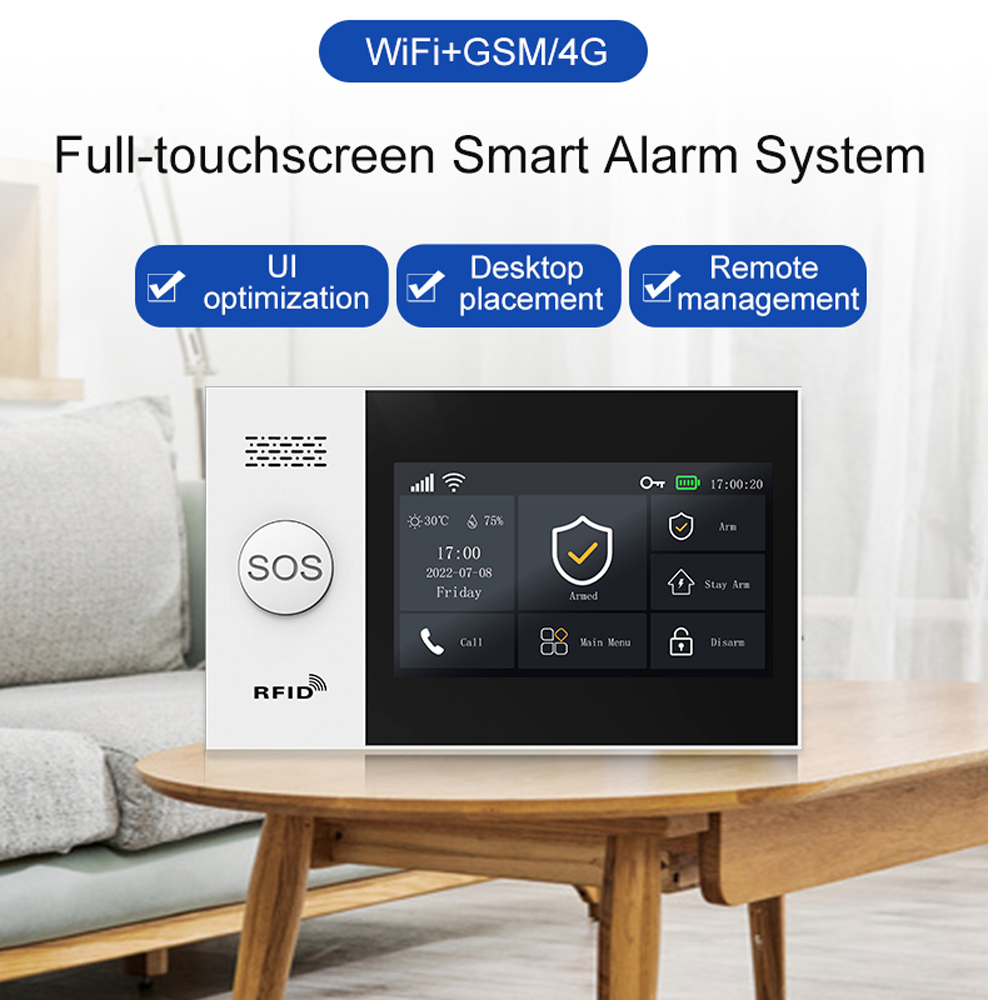 PGST107 ระบบเตือนภัยบ้านอัจฉริ - Sim Gsm Alarm บทวิจารณ์และราคา