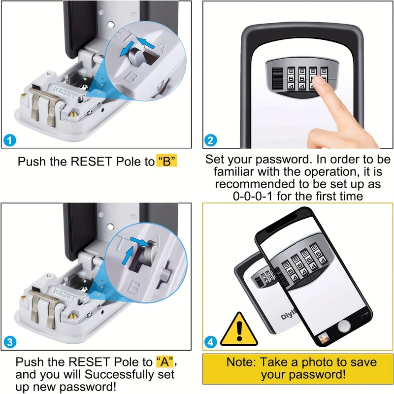 กล่องเก็บกุญแจแบบติดผนัง พร้อม - Home Security Box บทวิจารณ์และราคา