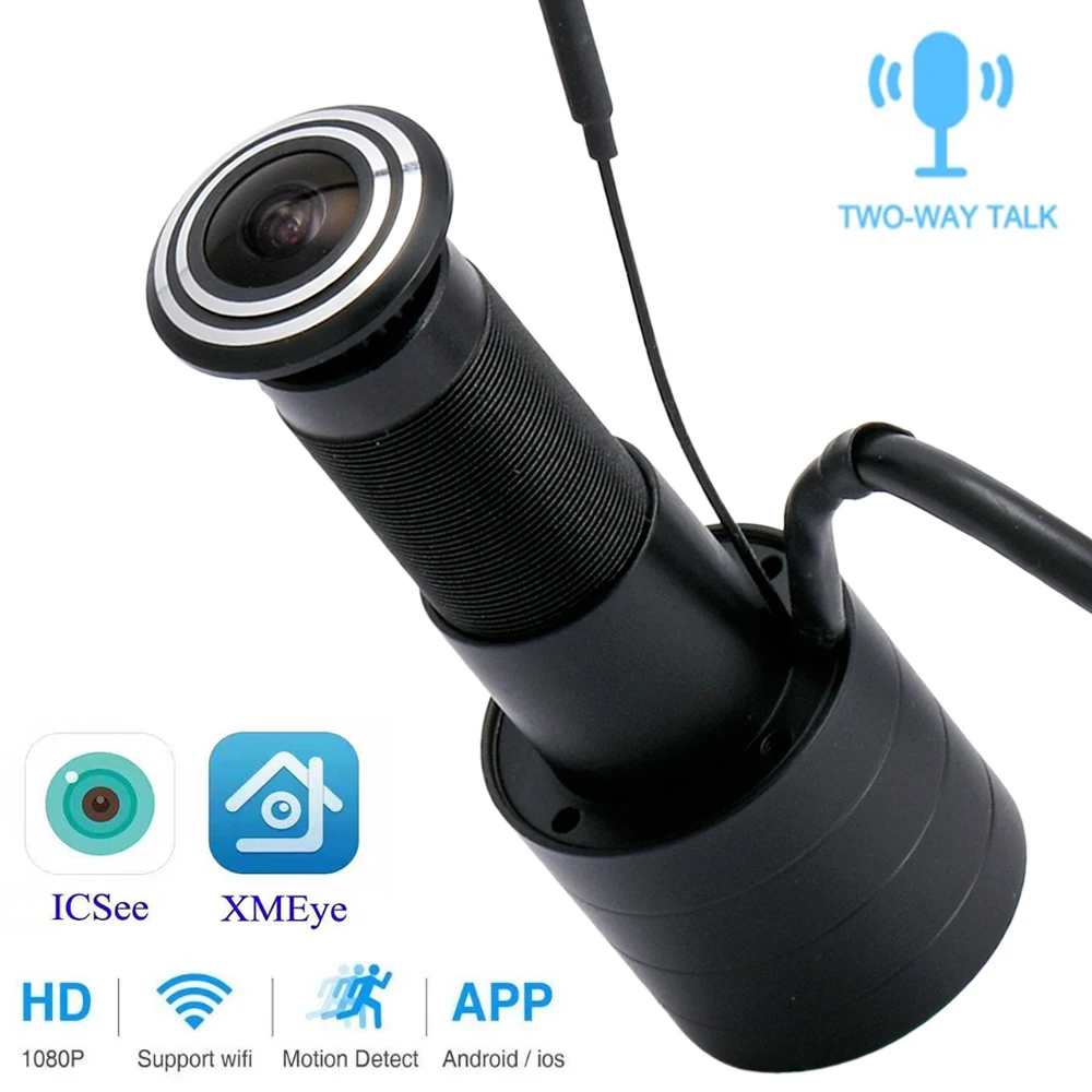 1080P POE HD ในร่มประตู Eye Ho - Home Security Front Door Camera บทวิจารณ์และราคา