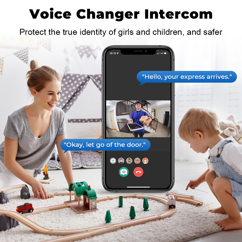 ทูย่าอินเตอร์เน็ตไร้สายวิดีโอก - Home Security Front Door Camera บทวิจารณ์และราคา