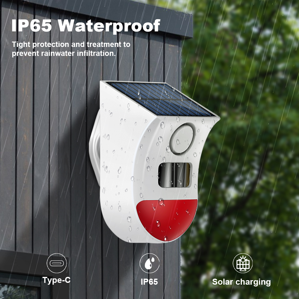 ทูยา ซิกบีไซเรนพลังงานแสงอาทิต - Sim Gsm Alarm บทวิจารณ์และราคา