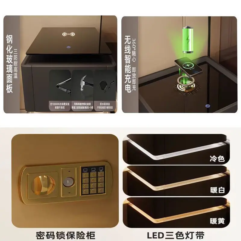โต๊ะข้างเตียงอัจฉริยะพร้อมระบบ - Home Security America บทวิจารณ์และราคา