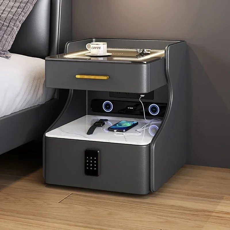 โต๊ะข้างเตียงแสนสบายพร้อมลิ้นช - Home Security America บทวิจารณ์และราคา