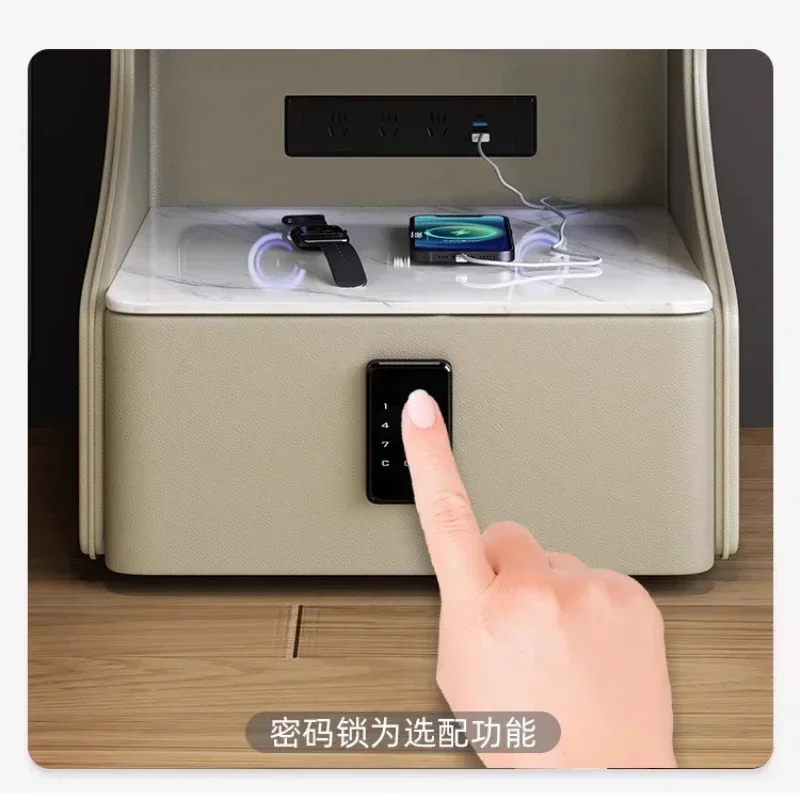โต๊ะข้างเตียงแสนสบายพร้อมลิ้นช - Home Security America บทวิจารณ์และราคา