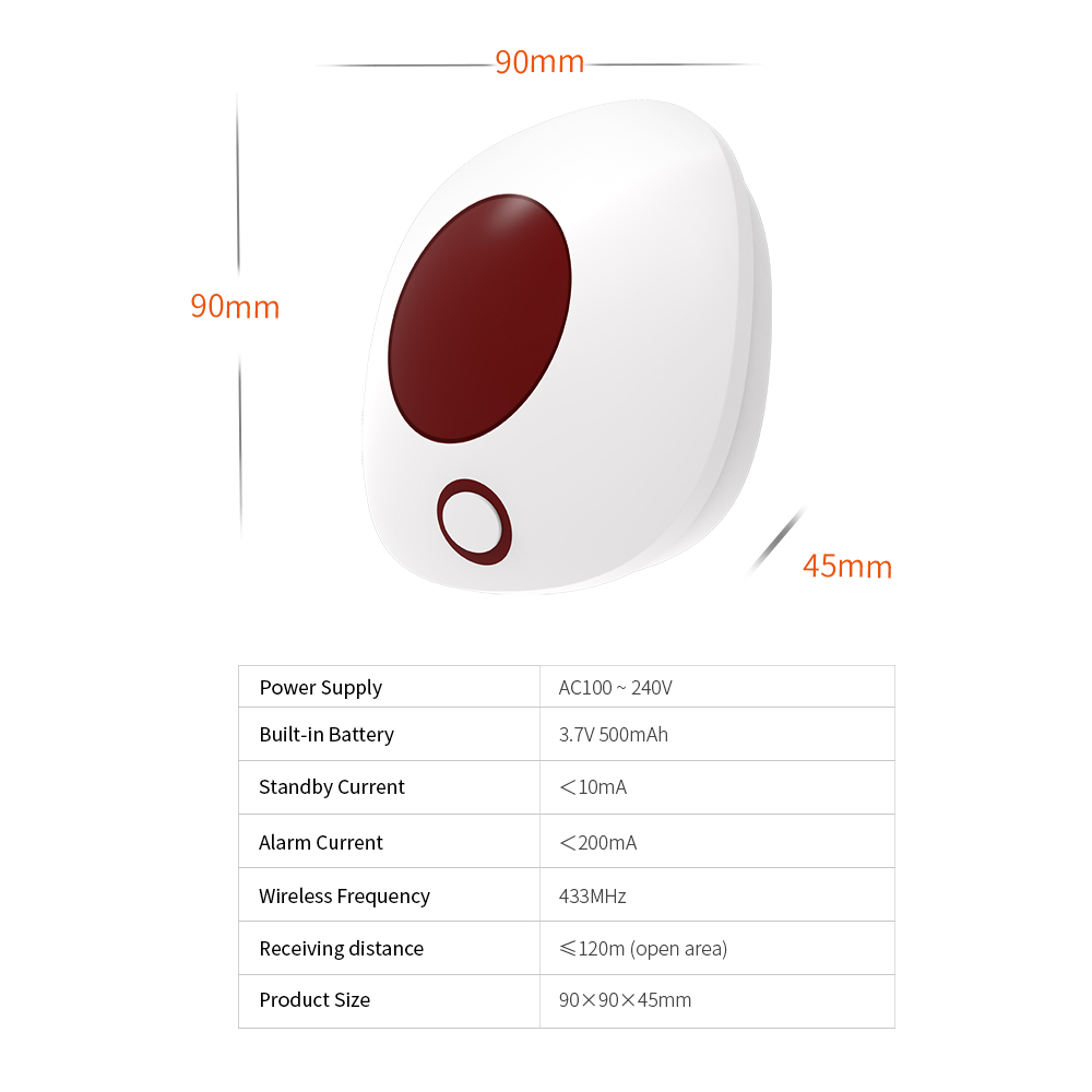 Staniot ในร่มไซเรนไร้สาย433Mhz - Sim Gsm Alarm บทวิจารณ์และราคา