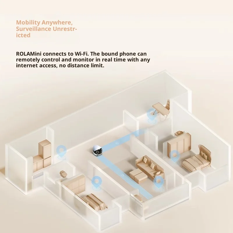 หุ่นยนต์อัจฉริยะ Enabot ROLA M - Home Security Robots บทวิจารณ์และราคา