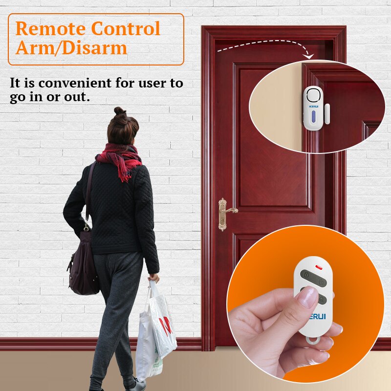 KERUI 120DB ไร้สายประตู/หน้าต่ - Sim Gsm Alarm บทวิจารณ์และราคา