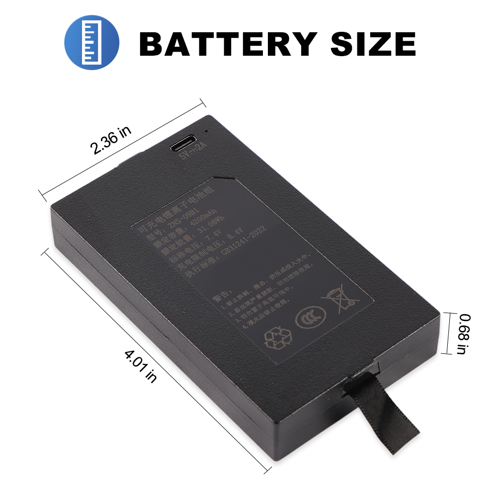 ZNS-09B1 แบตเตอรี่สำรอง 4200mA - Home Security Battery Replacement บทวิจารณ์และราคา