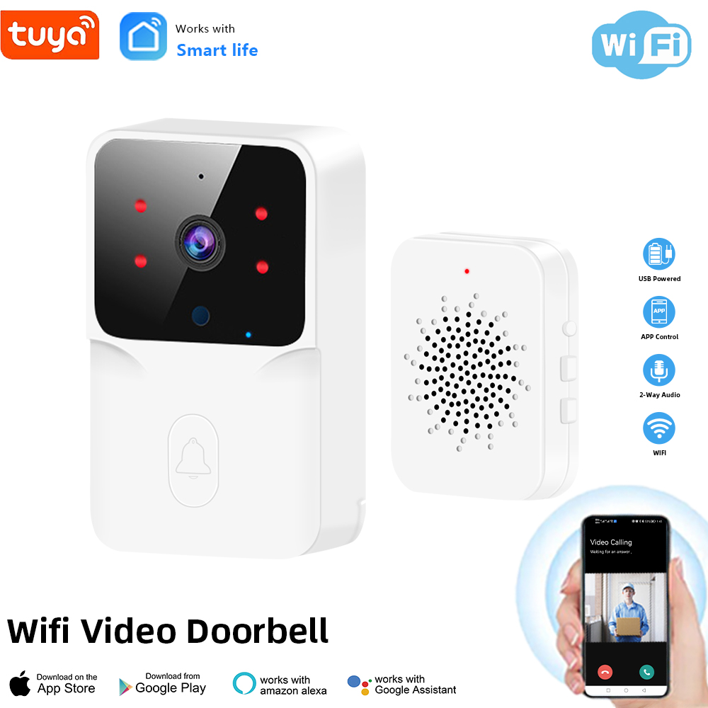 Tuya WiFi Video Doorbell ไร้สา - Home Security Front Door Camera บทวิจารณ์และราคา