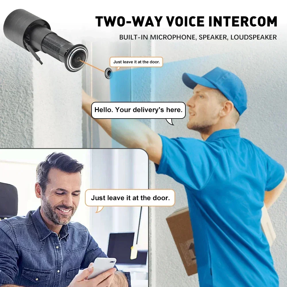 กล้อง PEGATISAN 3MP Wifi Tuya  - Home Security Front Door Camera บทวิจารณ์และราคา
